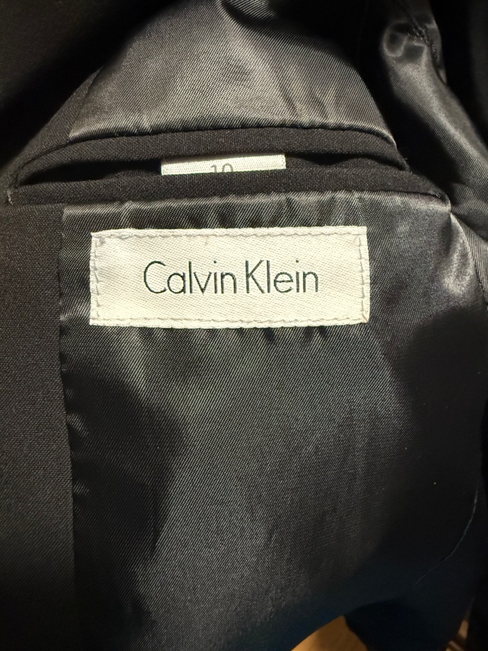 Calvin Klein Boys Blazer - Black - Size 10 Regular